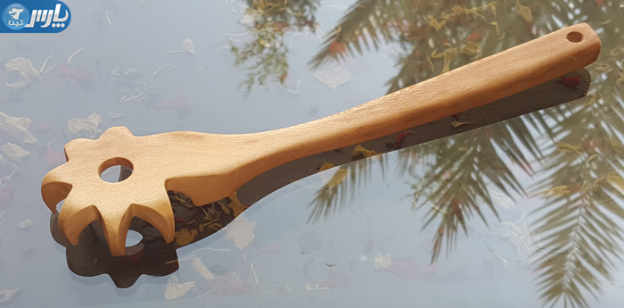 چنگال ماکارونی چوبی