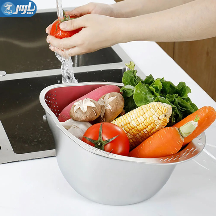 آبکش استیل برنج شور