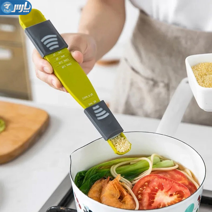 قاشق اندازه گیری پیمانه دوطرفه