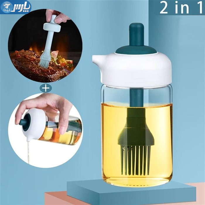 روغن ریز شیشه ای فرچه دار