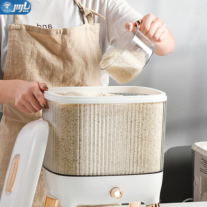 ظرف برنج دکمه ای