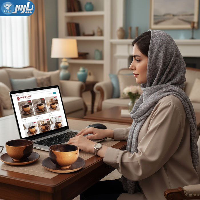 آجیل خوری چوبی