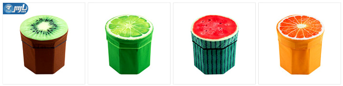 رنگ بندی باکس سه بعدی طرح میوه