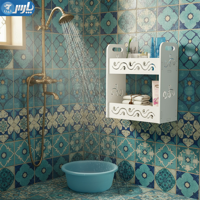 شلف حمام دیواری