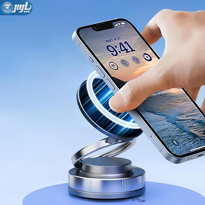 هولدر موبایل وکیومی مگنت دار