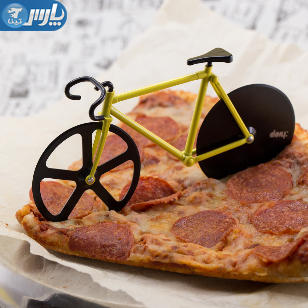 برش زن پیتزا طرح دوچرخه