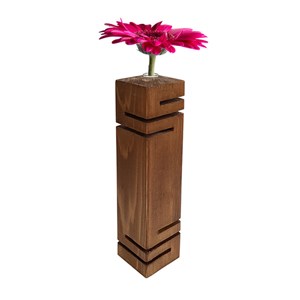 گلدان چوبی مدل ستون-7307