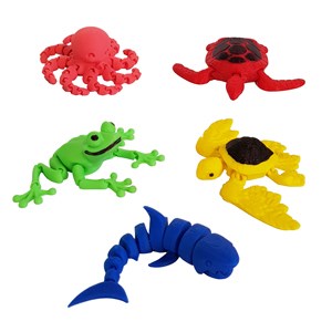 اکشن فیگور حیوانات دریایی بسته پنج عددی-7653