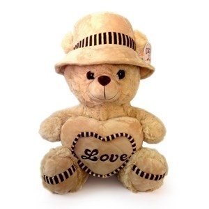 عروسک خرس کلاه انگلیسی-1562