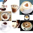 شابلون طراحی روی قهوه