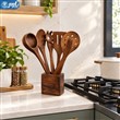 استند کفگیر ملاقه چوبی